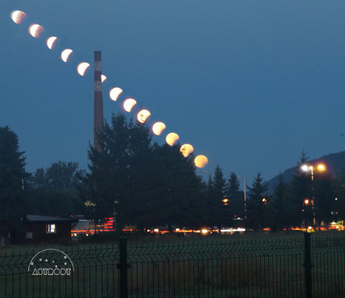 Total Lunar Eclipse at Detva